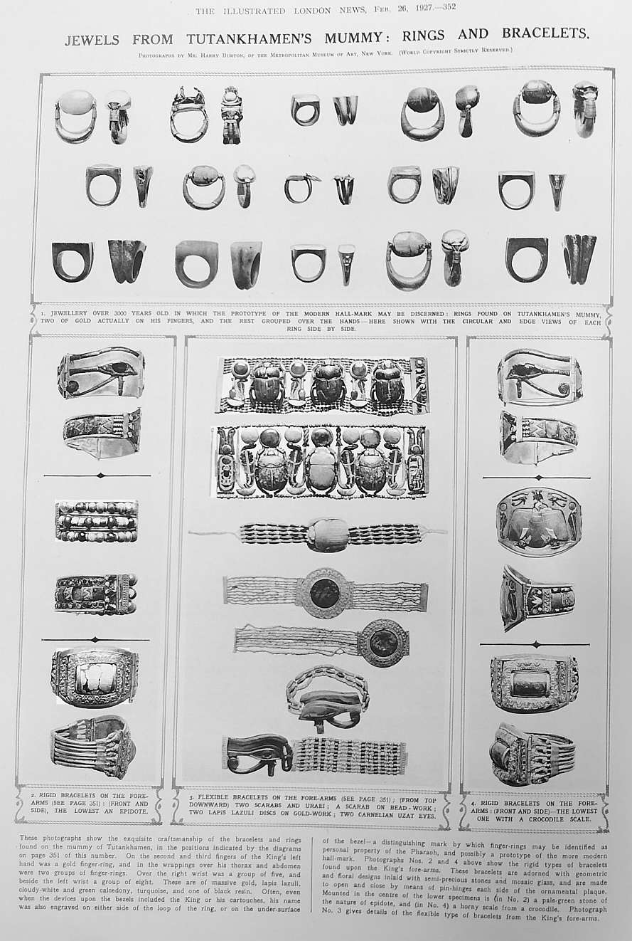 tut mummy rings